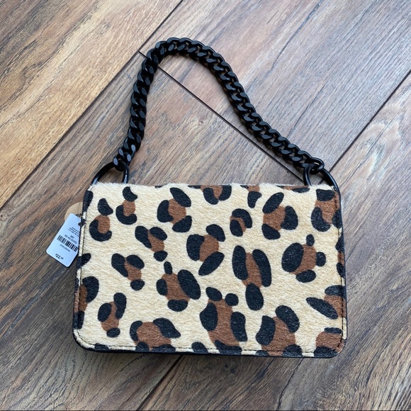 Ardene Handbags - Faux Leather Animal Print Crossbody Bag